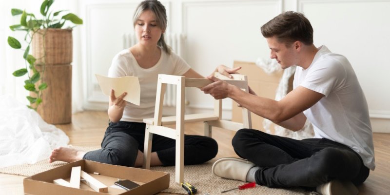 building an ikea project from home to save money